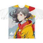 大正レトロJYOSIの大正レトロJYOSI フルグラフィックTシャツ