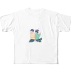 kappaの背中合わせで語り合う All-Over Print T-Shirt