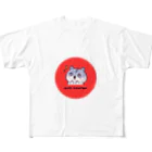 blue_7777　まねきねこショップのCute Hamsters Autumn in Japan All-Over Print T-Shirt