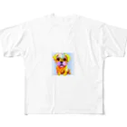 dogcatanimalの可愛いマルチーズグッズ All-Over Print T-Shirt