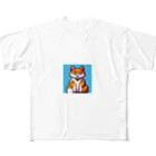 てっきんマンのドット絵ねこくん All-Over Print T-Shirt