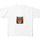 てっきんマンのドット絵ねこちゃん All-Over Print T-Shirt