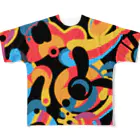 MangMARUのカラフルなグラフィティイラスト All-Over Print T-Shirt