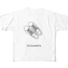 chieemakoのスニーカー フルグラフィックTシャツ