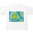 mumusのかえるのイラストグッズ All-Over Print T-Shirt