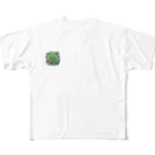 green artist のプランツパラダイス多肉 All-Over Print T-Shirt