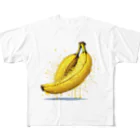 plusBeのバナナブリーズ Tシャツ All-Over Print T-Shirt