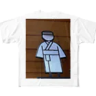 y-u-ki0179の着物を着た男性アイコン All-Over Print T-Shirt