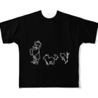 煌焚紫逢のキョンシーと行進 All-Over Print T-Shirt