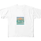 Joseph358のビーチ フルグラフィックTシャツ