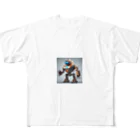 summerのショップのかっこいいロボットのイラストグッズ All-Over Print T-Shirt
