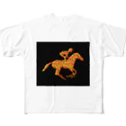 mumusの馬　colorful All-Over Print T-Shirt