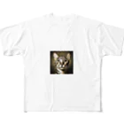 9neko6のサバンナキャット All-Over Print T-Shirt