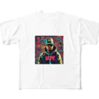 LALV DOPE NINJAのHip hop  フルグラフィックTシャツ