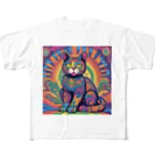 horoscope の招き猫 All-Over Print T-Shirt