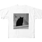 深夜の猫屋さんの深夜猫 フルグラフィックTシャツ