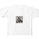 oi_0806のバイクチョッパー走ってる姿渋い フルグラフィックTシャツ