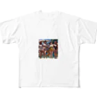 ki1962の浜辺で撮った仲の良い4姉妹のプレミアムグッズ All-Over Print T-Shirt