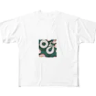 ToToMoの【金運上昇】幸運の白蛇 フルグラフィックTシャツ