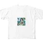 the blue seasonの大沢 あや（おおさわ あや） All-Over Print T-Shirt