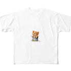 The Triplets Kkittensの三つ子ネコのアプル All-Over Print T-Shirt