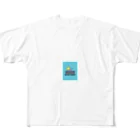 hirasan3の夏のビーチスタイル フルグラフィックTシャツ