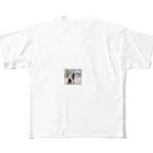 aiのシングルマザーin Resort beach All-Over Print T-Shirt