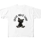 CRAVE MEAT SOUPの#Cyber Cat All-Over Print T-Shirt