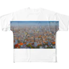 schaalの都市の風景 フルグラフィックTシャツ