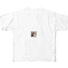 RyUぶらんどの可愛い猫ちゃん All-Over Print T-Shirt