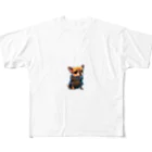 ブサかわフレンズのぶさかワン🐶 フルグラフィックTシャツ