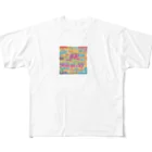 NYANKOのポジティブワード All-Over Print T-Shirt