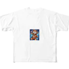 ちょい悪なクマさんのヒップホップなクマさん All-Over Print T-Shirt