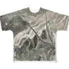 オガサワラミチの灰 All-Over Print T-Shirt