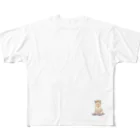 Mystery Cat Worldの王冠ミスティネコ All-Over Print T-Shirt