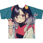 村上㌰のカラフルな世界 フルグラフィックTシャツ