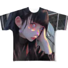 村上㌰の彼女の目線 フルグラフィックTシャツ