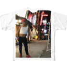 上村遊のポチャモデル3 All-Over Print T-Shirt