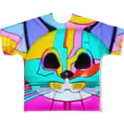 Ami_mのバーチャルうちゅーねこ All-Over Print T-Shirt