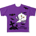 mkumakumaのニャロウィンそのさん６ All-Over Print T-Shirt