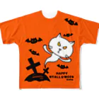 mkumakumaのニャロウィンそのさん７ All-Over Print T-Shirt