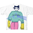 柳沢ユーヲのShinjuku fellows All-Over Print T-Shirt