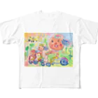 アクリル絵のfuのmiu 爽 All-Over Print T-Shirt