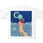 アクリル絵のfuのAqours アイス All-Over Print T-Shirt