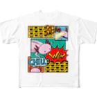 めいぷる工房メキシコサラマンダー支店のアメコミ風サラマンダー All-Over Print T-Shirt
