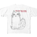 Cherry-Candyのサイベリアン フルグラフィックTシャツ