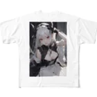 💕第52歩兵連隊💕の美少女悪魔 フルグラフィックTシャツ