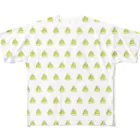 Pixel Poopのうんちパターン（イエロー）| Poop pattern (Yellow) All-Over Print T-Shirt