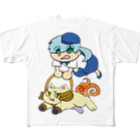 Animaru639のThe Land of Cats-002 All-Over Print T-Shirt