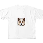 たるほのお店のピクセルアートのかわいい秋田犬 All-Over Print T-Shirt